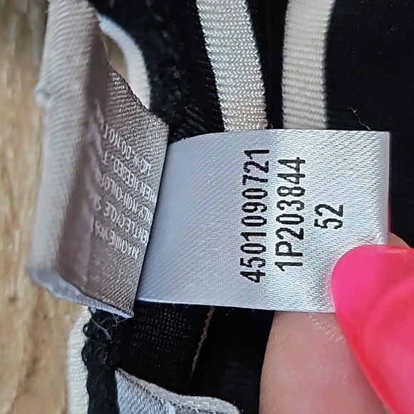 Chico's Travelers Simone Black & White Stripe Sleeveless Side Slit Maxi Dress - Picture 14 of 16